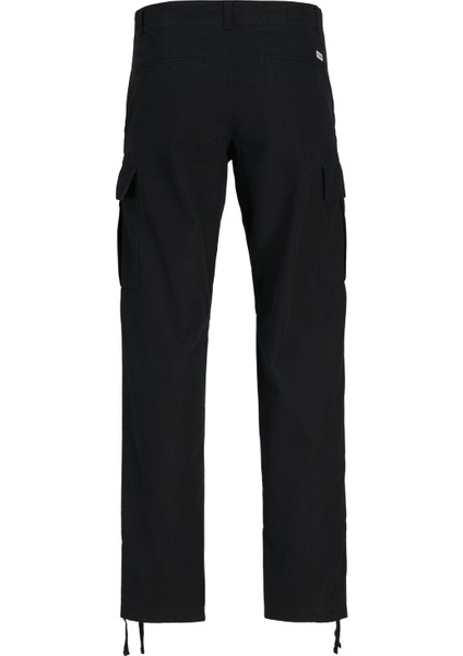 Lastikli Paça Siyah Erkek Kargo Pantolon 12258150_JPSTKANE Barkley Cargo Pan