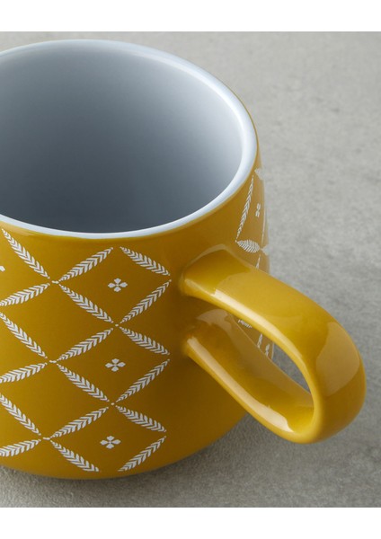 Branchy Stoneware Kupa 340 ml Hardal modelleri