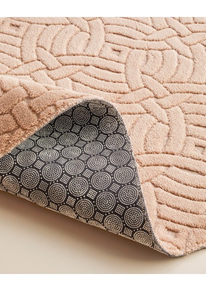 Wavelet Banyo Paspası Seti 60X100 cm + 50X60 cm Açık Bej fiyatları