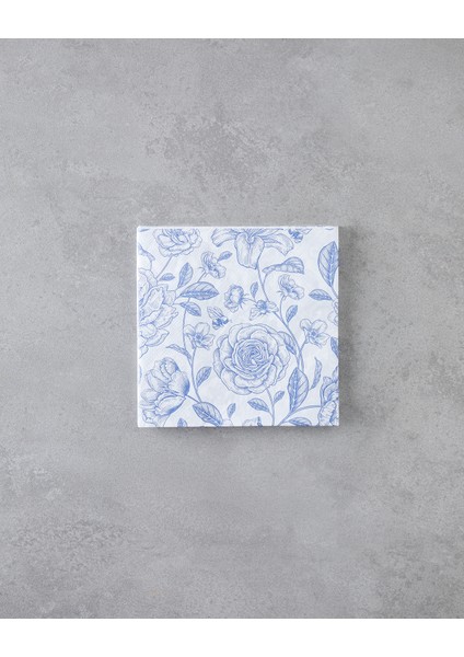 Blura Kağıt 20'li Kağıt Peçete 33X33 cm Mavi