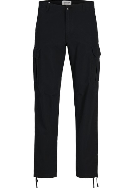 Lastikli Paça Siyah Erkek Kargo Pantolon 12258150_JPSTKANE Barkley Cargo Pan