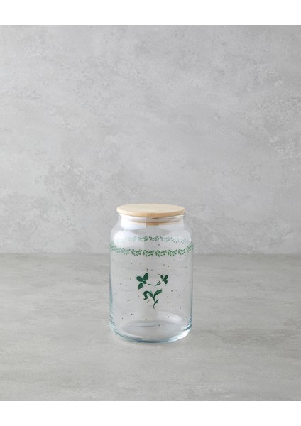 Melie Cam Kavanoz 970 ml Yeşil