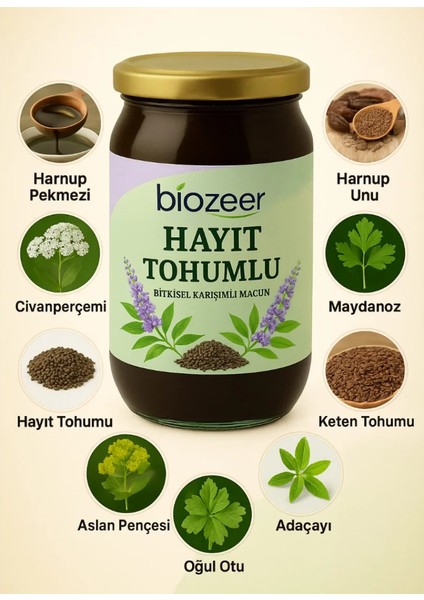 Hayıt Tohumlu Bitkisel Karışımlı Macun 800 Gr. fiyatları