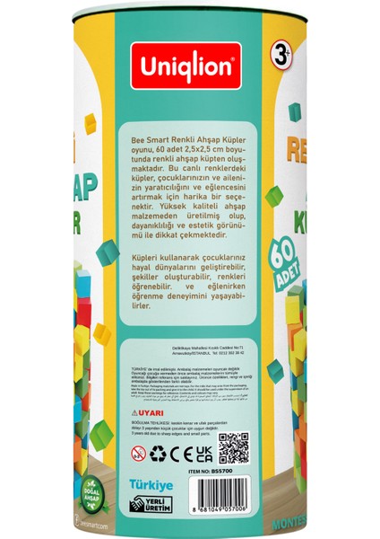 Renkli Ahşap Küpler modelleri