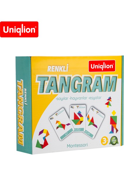 Renkli Tangram modelleri