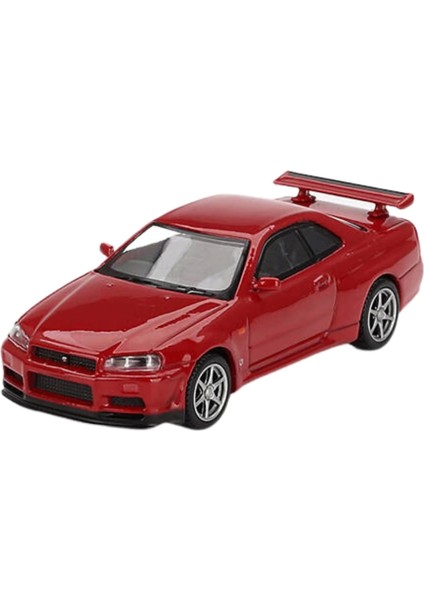 Mini Gt 1/64 Nissan Skyline GT-R(R34) V-Spec Active Red
