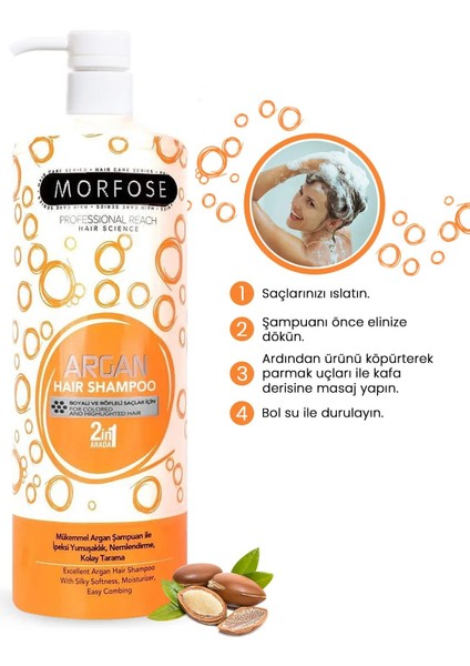 Argan Şampuan 1000 ml - Boyalı Saçlar Için modelleri
