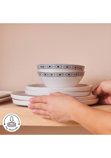 Etna 8 Parça 2 Kişilik Yemek Takımı