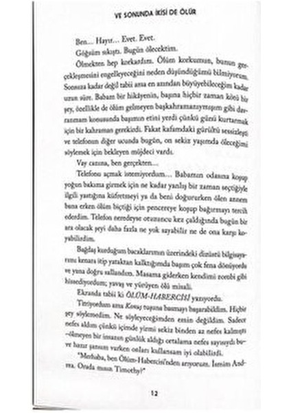 Adam Silvera Ve Sonunda İkisi de Ölür Ciltsiz 336 Sayfa Kayıp ve Dostluk Temalı Roman indirimleri