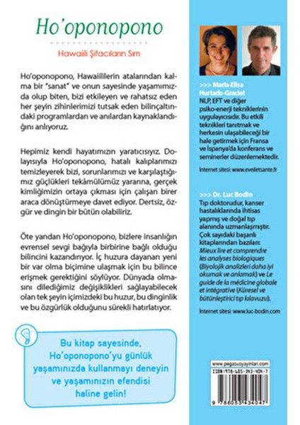 Ho'oponopono Kitabı İç Huzur ve Dinginlik için Maria-Elisa Hurtado-Graciet ve Dr. Luc Bodin fiyatları