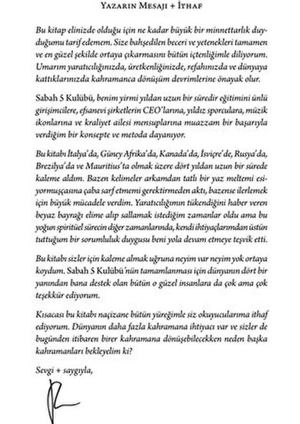 Sabah 5 Kulübü Robin Sharma Ciltsiz 360 Sayfa Efsanevi Liderlik Üst Düzey Performans fiyatları