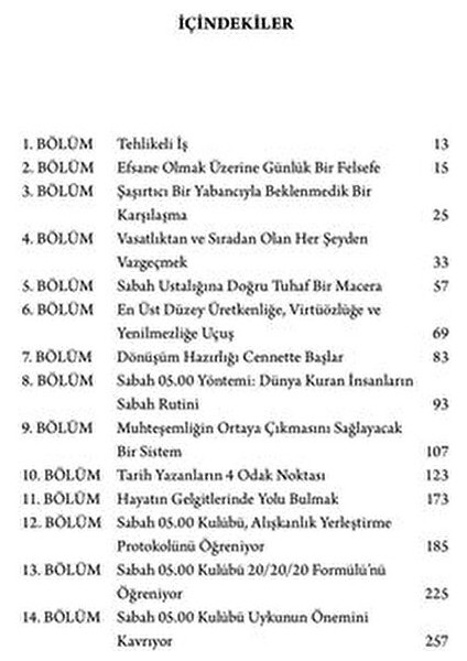 Sabah 5 Kulübü Robin Sharma Ciltsiz 360 Sayfa Efsanevi Liderlik Üst Düzey Performans modelleri