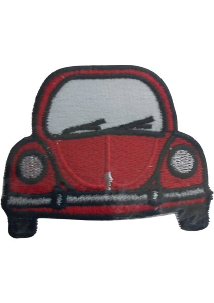 Aplike Ütü Ile Yapışan Vosvos Kırmızı Arma 3 cm
