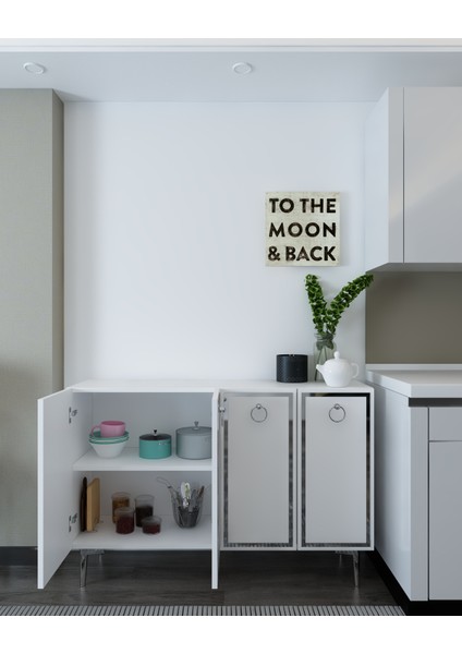 8162KM-1DD Konsol,kahve Köşesi,ayakkabılık,ofis Evrak Dolabı,mutfak Kiler Dolabı,tv Ünitesi Bg fırsatları