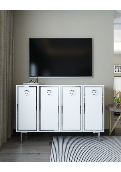 8162KM-1DD Konsol,kahve Köşesi,ayakkabılık,ofis Evrak Dolabı,mutfak Kiler Dolabı,tv Ünitesi Bg