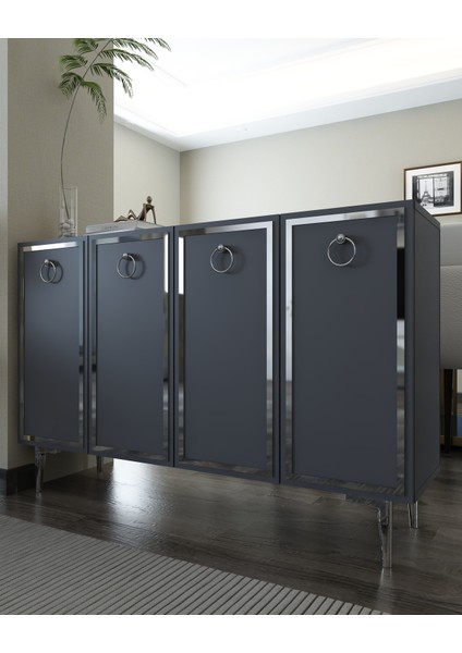 8162KM-1DD Konsol,kahve Köşesi,ayakkabılık,ofis Evrak Dolabı,mutfak Kiler Dolabı,tv Ünitesi AG