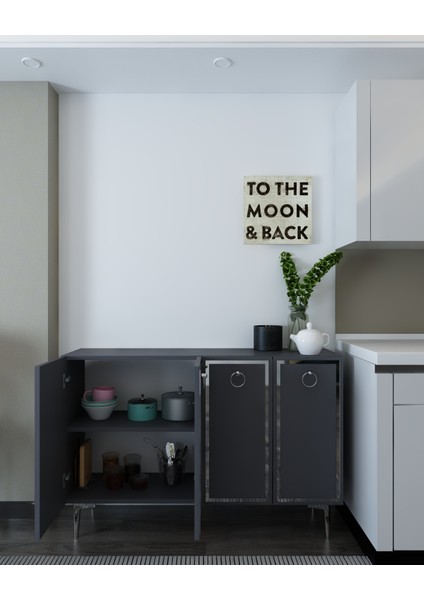 8162KM-1DD Konsol,kahve Köşesi,ayakkabılık,ofis Evrak Dolabı,mutfak Kiler Dolabı,tv Ünitesi AG fırsatları