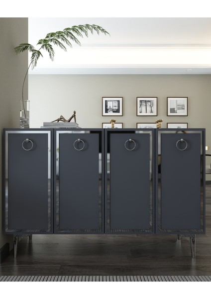 8162KM-1DD Konsol,kahve Köşesi,ayakkabılık,ofis Evrak Dolabı,mutfak Kiler Dolabı,tv Ünitesi AG