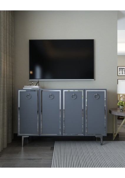 8162KM-1DD Konsol,kahve Köşesi,ayakkabılık,ofis Evrak Dolabı,mutfak Kiler Dolabı,tv Ünitesi AG