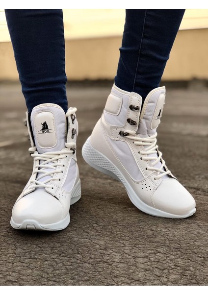 BA0600 Bağcıklı Beyaz Boksör Unisex Spor Postal Bot indirimleri