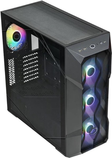 MasterBox TD500 V2 Siyah ARGB USB 3.2 Tempered Glass ATX Mid Tower Kasa