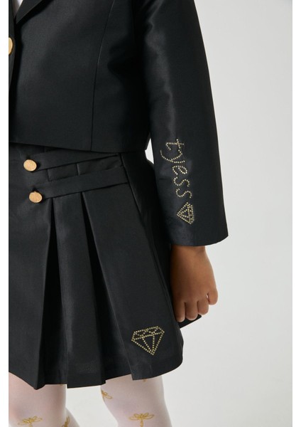 Bg Store Kız Çocuk Siyah Ceket modelleri