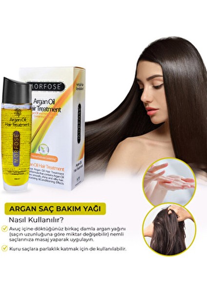Argan Yağı 100 ml Tüm Saçlar İçin Besleyici Argan Kokusuyla Saç Bakımı modelleri