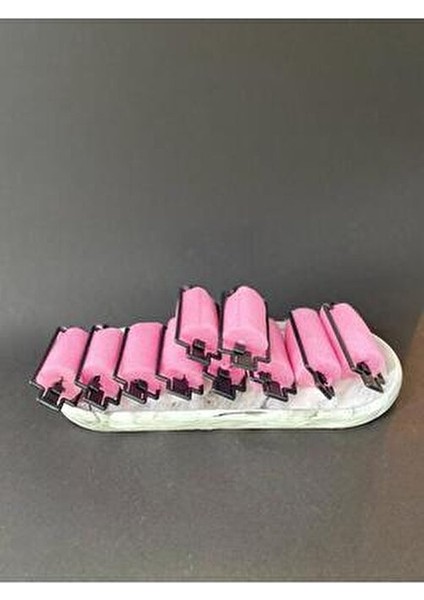 Sünger Bigudi Pembe 10'lu 2 Paket Tüm Saç Tipleri için Rahat Kullanım modelleri