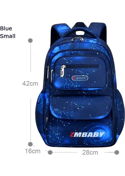 Çocuk Ortopedi Okul Çantaları Çocuklar Sırt Çantası Kızlar Için Ilköğretim Okul Çantası Erkekler Su Geçirmez Sırt Çantaları Kitap Çantası Mochila Renk: Mavi Küçük (Yurt Dışından)