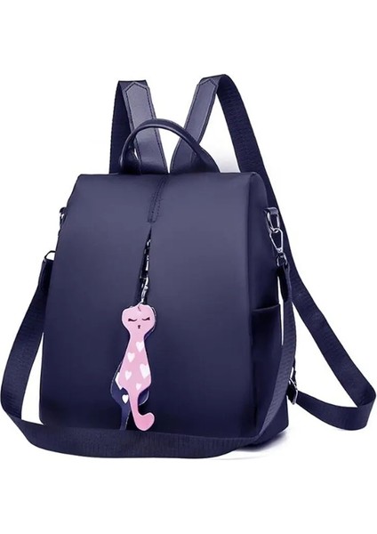 Su Geçirmez Gündelik Kadınlar Sırt Çantası Hırsızlığı Anti-Hırsızlık Mochila Mochila Mochila Hafif Okul Omuz Çantası Gençler Için Kız Renk: C-Darkblue/beden: 28X13X31CM (Yurt Dışından)