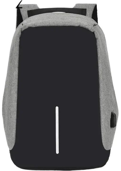 Hırsızlık Anti Backpack Bag 15.6 Inç Dizüstü Bilgisayar Mochila Mochila Erkek Su Geçirmez Back Pack Backbag Büyük Kapasite Okul Sırt Çantası Designeroror: Gri (Yurt Dışından)
