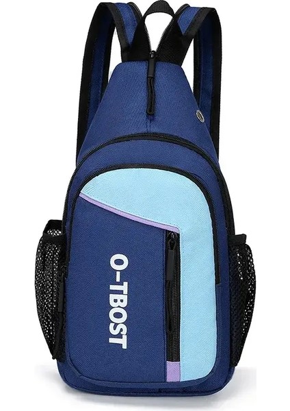 Moda Sports Göğüs Çantası Erkekler Hırsızlık Karşıtı Siyah Messenger Çanta Çapraz Çantalar Erkekler Için Ipad Mini Sırt Çantası Için Küçük Omuz Çantası: Koyu Mavi (Yurt Dışından)