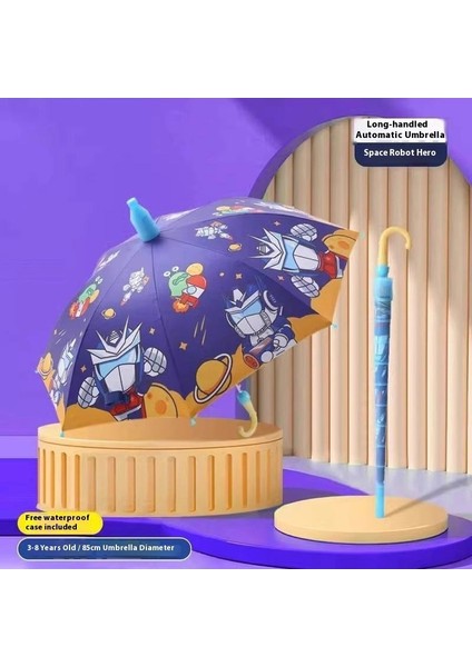 Okul Için Karikatür Öğrenci Şemsiyesi (Yurt Dışından)