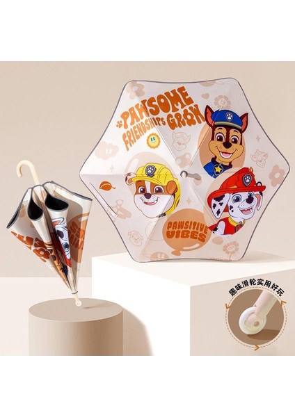 Woof Woof Plus Takviyeli Okul Çocuk Şemsiyesi (Yurt Dışından)