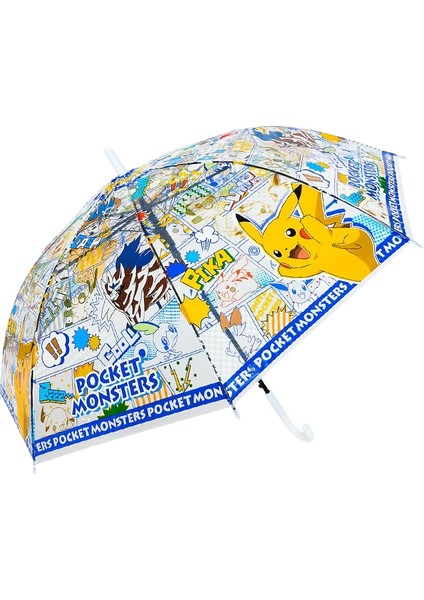 Büyütülmüş Takviyeli Çizgi Film Şeffaf Çocuk Portatif Şemsiye (Yurt Dışından)