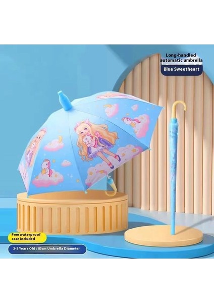 Okul Için Karikatür Öğrenci Şemsiyesi (Yurt Dışından)