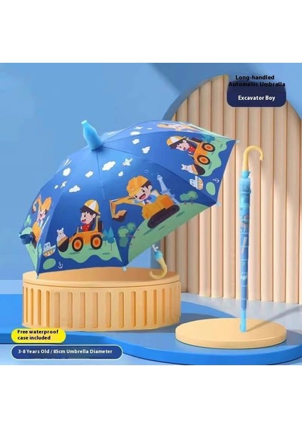 Okul Için Karikatür Öğrenci Şemsiyesi (Yurt Dışından)