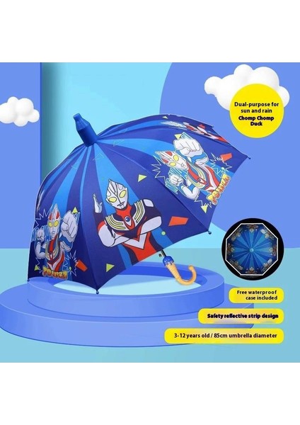 Okul Için Karikatür Öğrenci Şemsiyesi (Yurt Dışından)