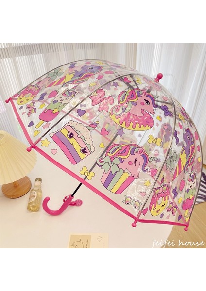 Çizgi Film Sevimli Çocuk Şemsiyesi (Yurt Dışından)