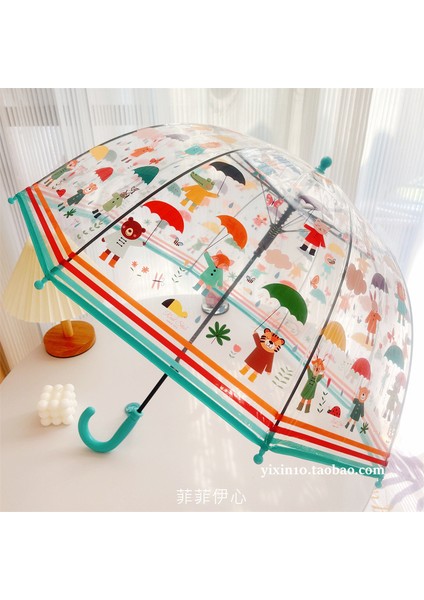 Çizgi Film Sevimli Çocuk Şemsiyesi (Yurt Dışından)