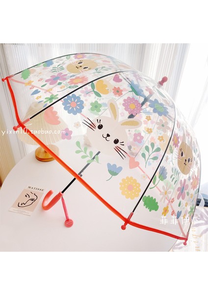 Çizgi Film Sevimli Çocuk Şemsiyesi (Yurt Dışından)