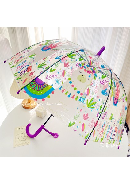 Çizgi Film Sevimli Çocuk Şemsiyesi (Yurt Dışından)