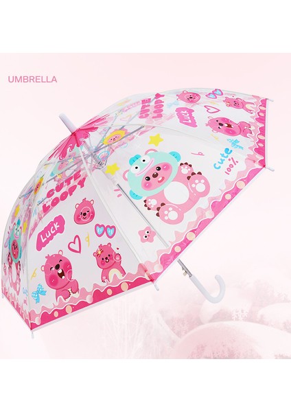 Okul Için Yeni Uzun Saplı Çocuk Şemsiyesi (Yurt Dışından)
