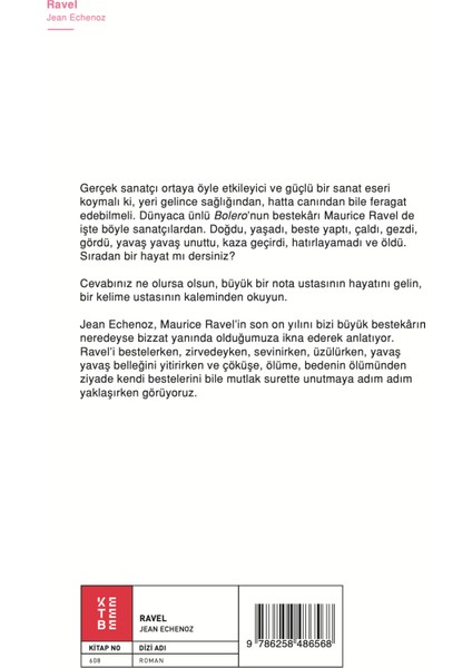 Ravel - Jean Echenoz fiyatları