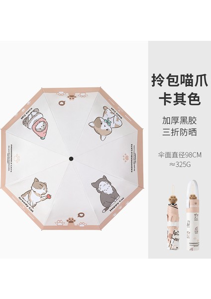 Sevimli Karikatür Tarzı Öğrenci Şemsiyesi (Yurt Dışından)