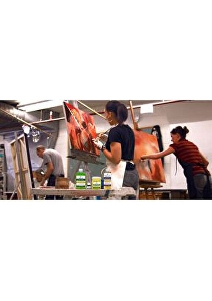 Yağlı Boya Seti 3 x 100 ml Kokusuz Keten Yağı ve Terebentin Fırça Temizleyici indirimleri