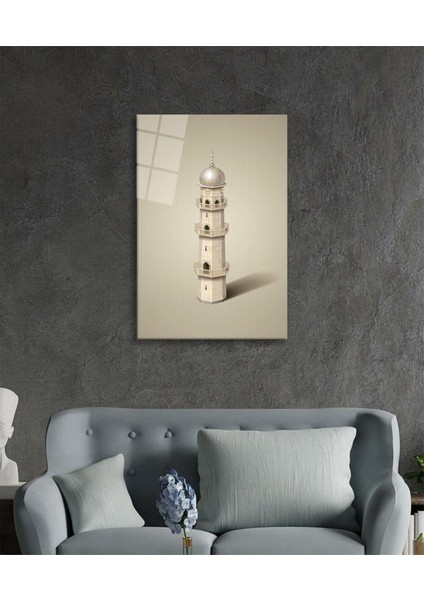 Islami Minare Cam Tablo 4 mm Dayanıklı Temperli Cam fiyatları