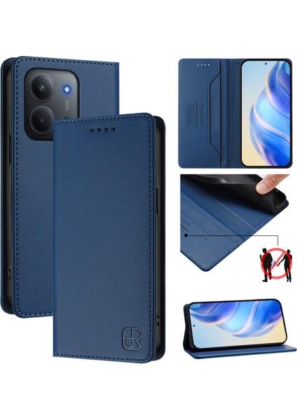 Xiaomi Redmi 15C 4g Deri Telefon Kılıfı ve Rfıd Engelleme Cüzdan Standı (Yurt Dışından) fiyatları