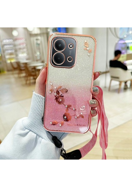 Xiaomi Redmi 15C 4g Tpu Degrade Telefon Kılıfı ve Boyun Askıları (Yurt Dışından)