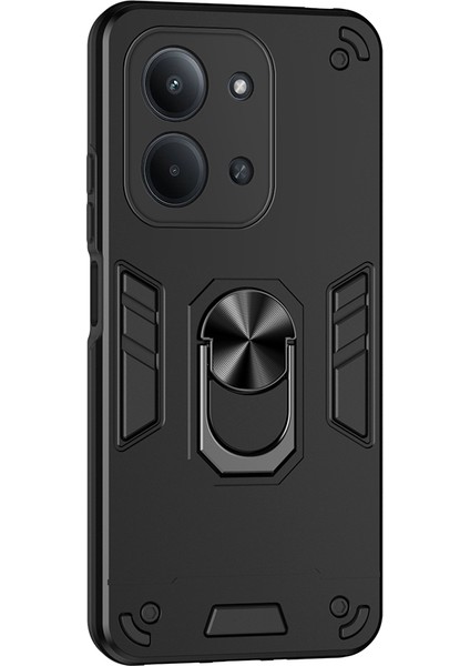 Xiaomi Redmi 15C 4g Pc + Tpu Düşmeye Lı Telefon Kılıfı ve Halka Ayaklı Destek (Yurt Dışından)